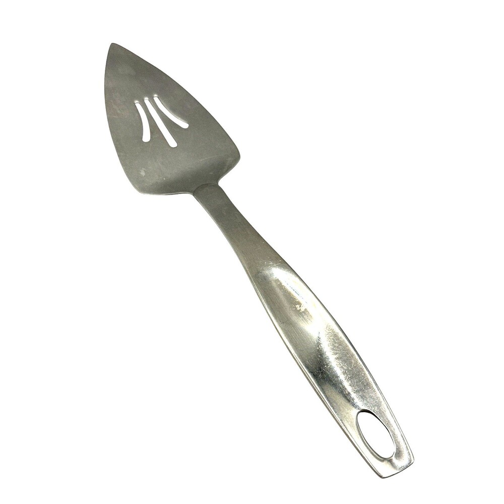 Oneida Stainless Steel 18/8  Pierced Slotted  Pie Server notched handle to  hang
